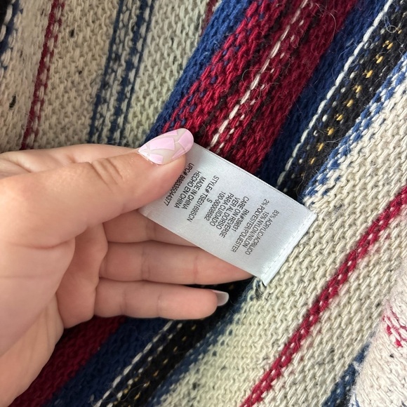 Sam Edelman sleeveless kimono‎ color red, blue and creams size S - Picture 3 of 5